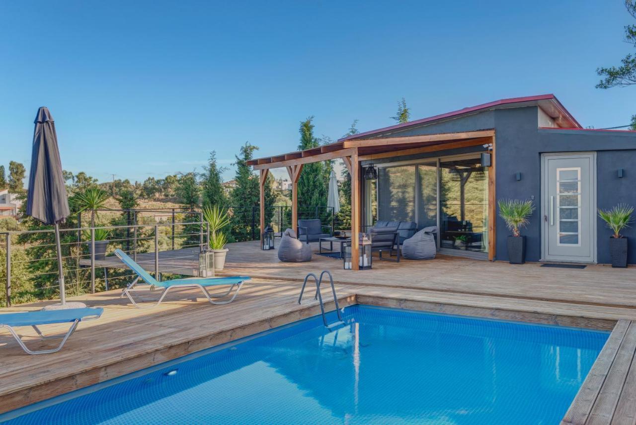 Private Pool Villa Ggki Skepasti Eksteriør billede